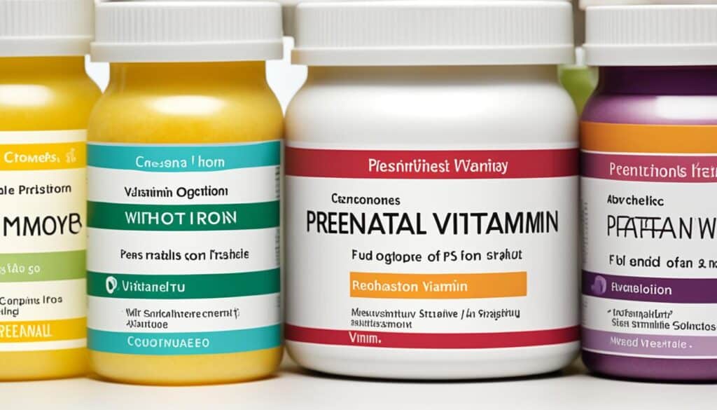 prenatal vitamins without iron