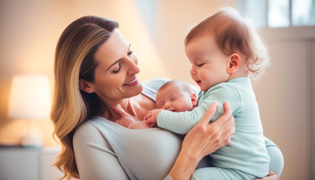 soothing baby after birth